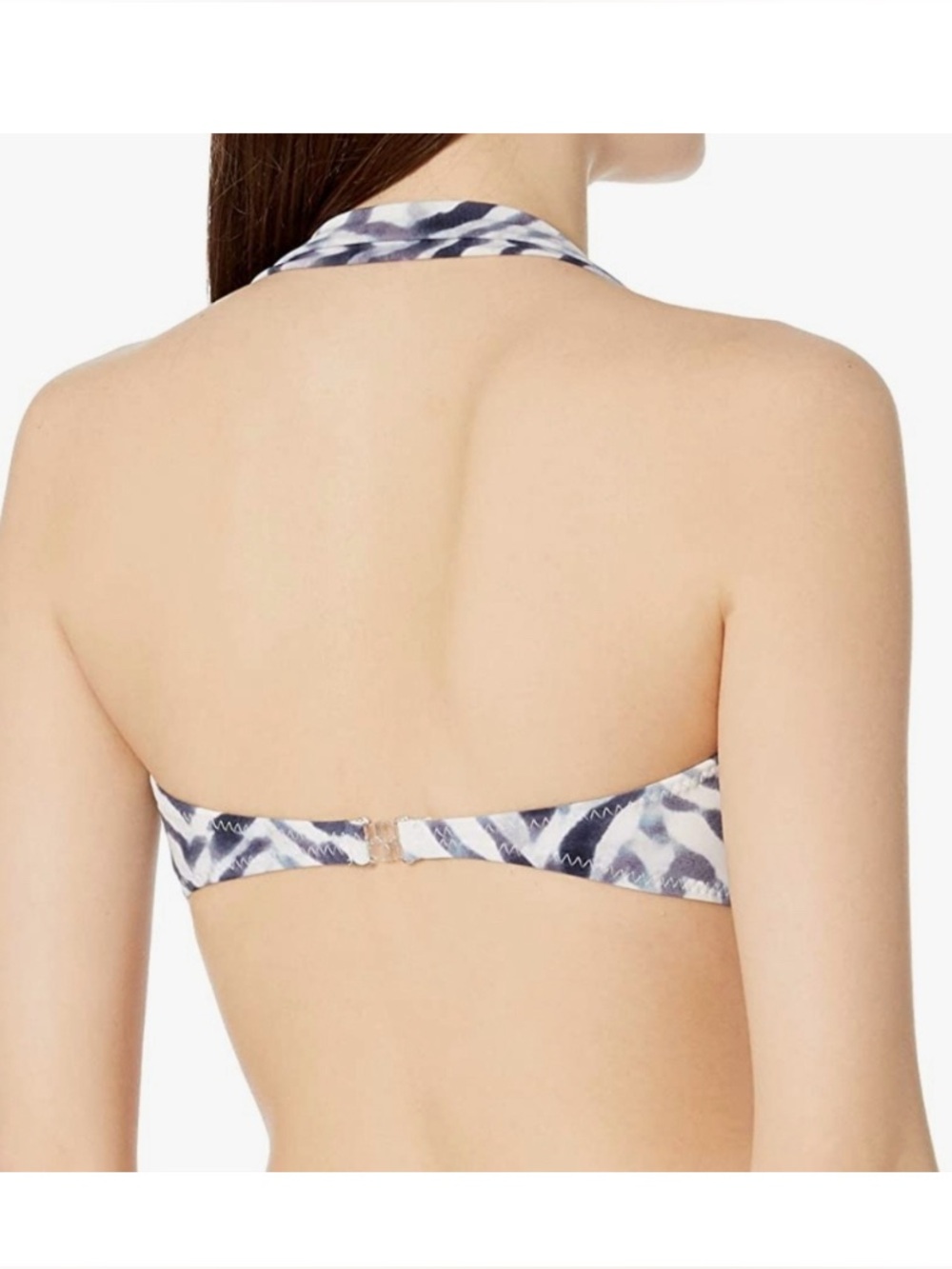 Norma Kamali size S Bill-Zebra Print Bikini Top - Picture 2 of 8